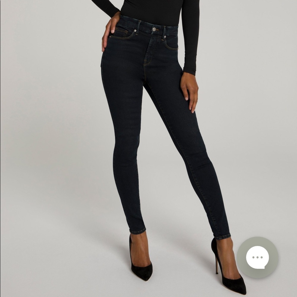 Good American Good Waist Blu474 Denim